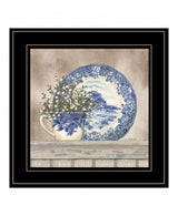 Farmhouse Blues II 3 Black Framed Print Wall Art - Homeroots - Flyclothing LLC
