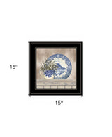 Farmhouse Blues II 3 Black Framed Print Wall Art - Homeroots - Flyclothing LLC