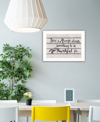 Always Thankful 2 White Framed Print Wall Art - Homeroots