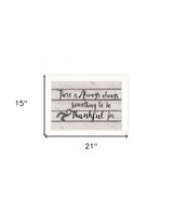 Always Thankful 2 White Framed Print Wall Art - Homeroots - Flyclothing LLC