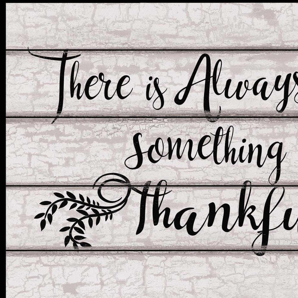 Always Thankful 3 Black Framed Print Wall Art - Homeroots