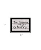 Always Thankful 3 Black Framed Print Wall Art - Homeroots - Flyclothing LLC