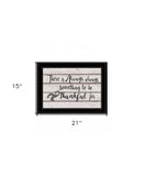 Always Thankful 3 Black Framed Print Wall Art - Homeroots - Flyclothing LLC