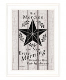 His Mercies are New Every Morning 2 White Framed Print Wall Art - Homeroots