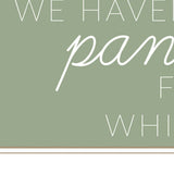 Panic Cleaned 1 White Framed Print Wall Art - Homeroots