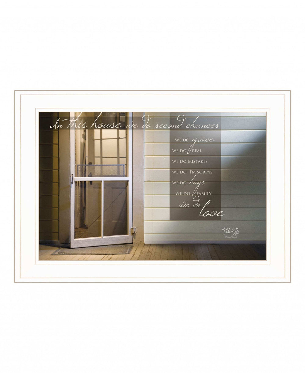 Second Chances 1 White Framed Print Wall Art - Homeroots - Flyclothing LLC