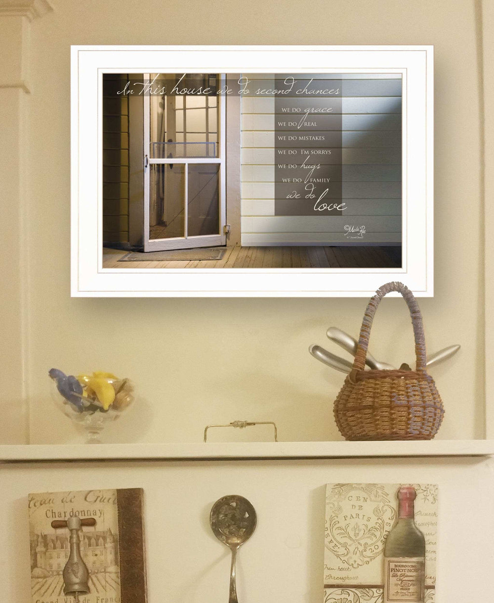 Second Chances 1 White Framed Print Wall Art - Homeroots - Flyclothing LLC