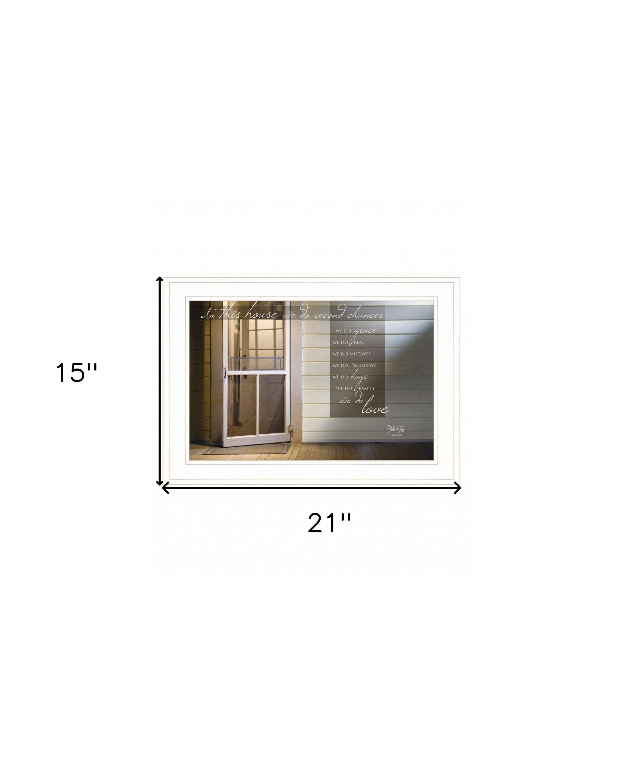 Second Chances 1 White Framed Print Wall Art - Homeroots - Flyclothing LLC