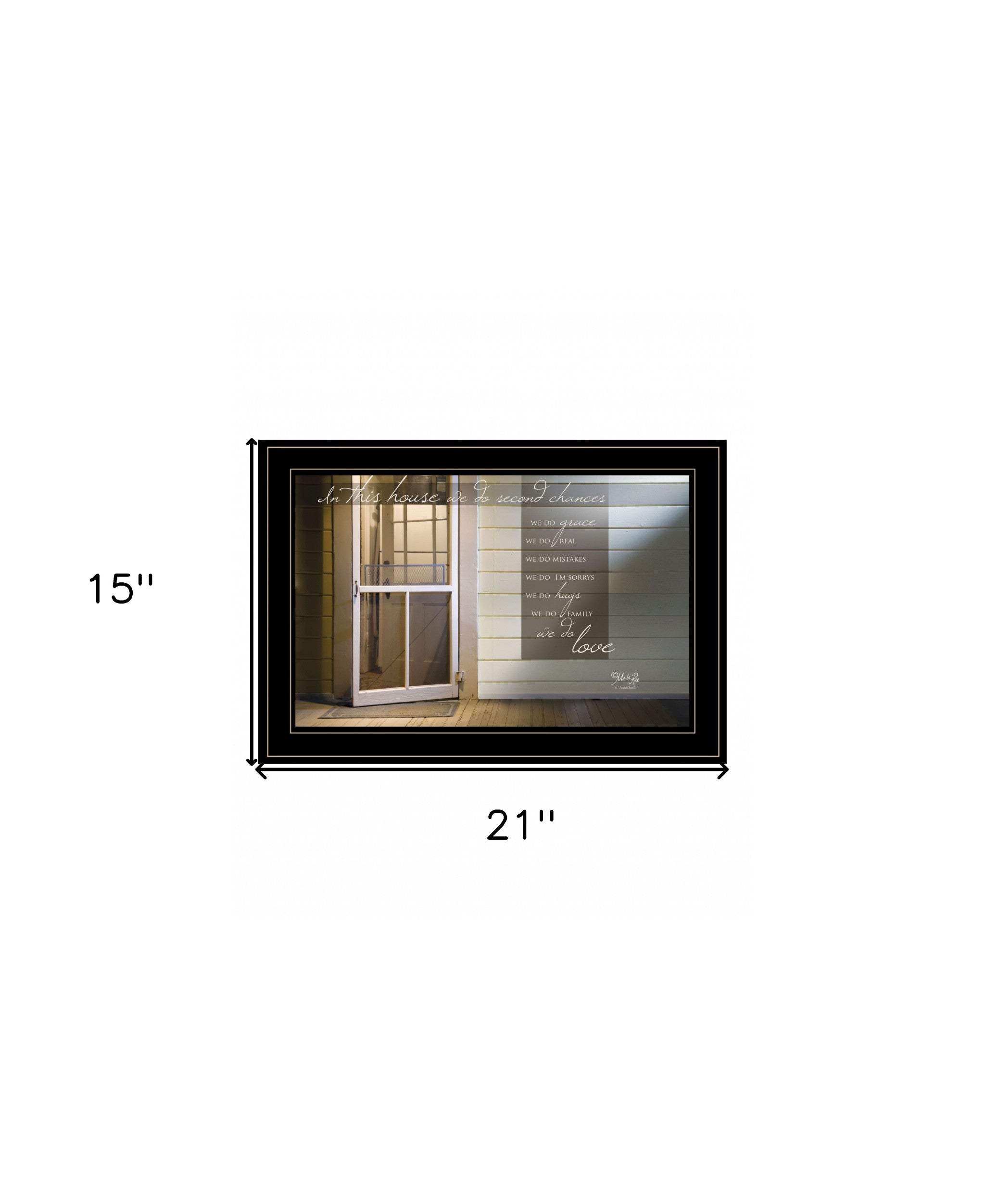 Second Chances 3 Black Framed Print Wall Art - Homeroots - Flyclothing LLC