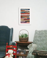 America Proud 2 White Framed Print Wall Art - Homeroots - Flyclothing LLC