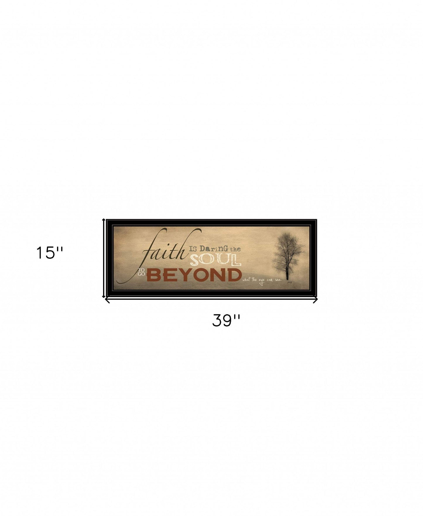 Sepia Tree Black Framed Print Wall Art - Homeroots - Flyclothing LLC