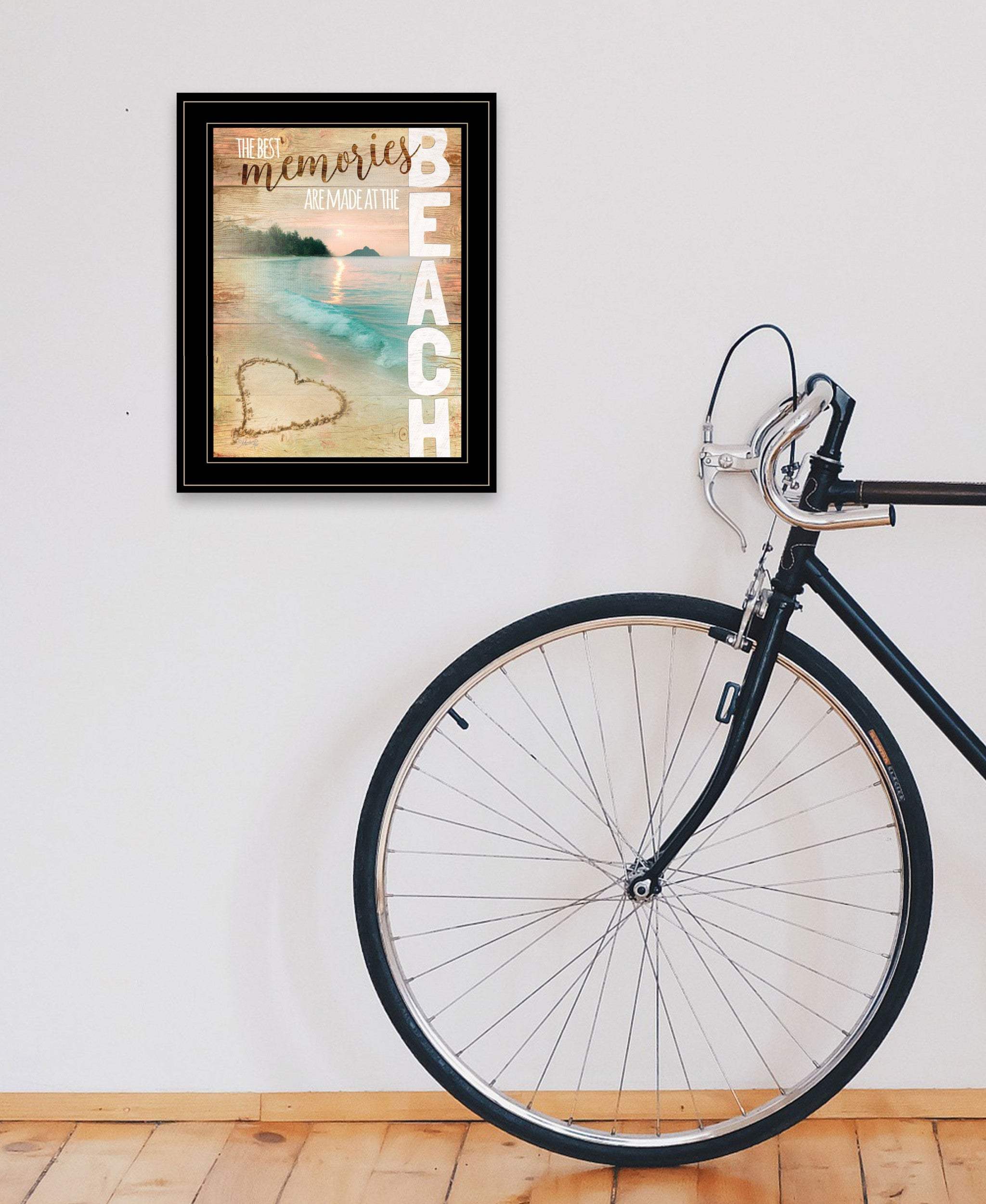 Beach Memories 2 Black Framed Print Wall Art - Homeroots - Flyclothing LLC