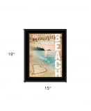 Beach Memories 2 Black Framed Print Wall Art - Homeroots - Flyclothing LLC