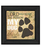 My Dog 2 Black Framed Print Wall Art - Homeroots