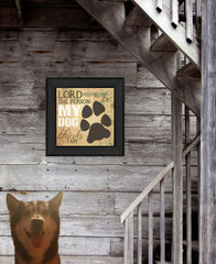 My Dog 2 Black Framed Print Wall Art - Homeroots