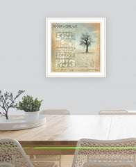 In Our Home 3 White Framed Print Wall Art - Homeroots