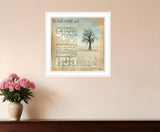 In Our Home 3 White Framed Print Wall Art - Homeroots