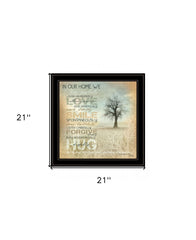 In Our Home 5 Black Framed Print Wall Art - Homeroots