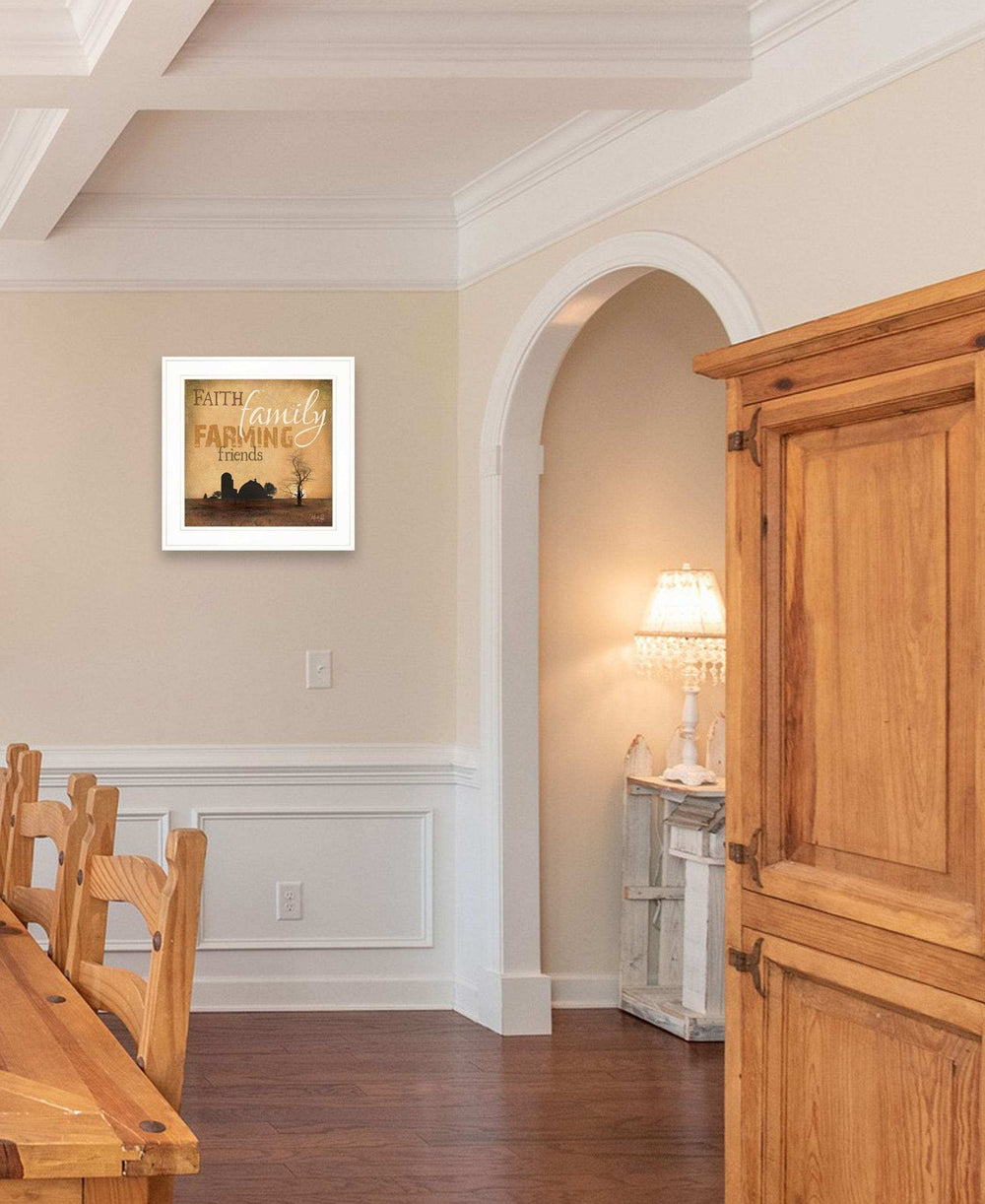 Farming 1 White Framed Print Wall Art - Homeroots - Flyclothing LLC