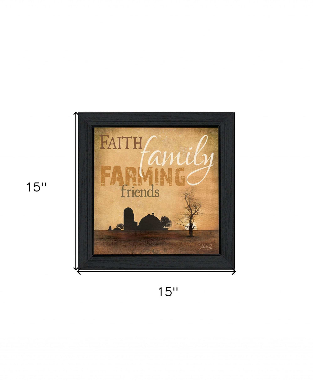 Farming 2 Black Framed Print Wall Art - Homeroots - Flyclothing LLC