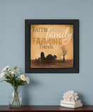 Farming 2 Black Framed Print Wall Art - Homeroots