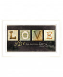 Love One Another 1 White Framed Print Wall Art - Homeroots