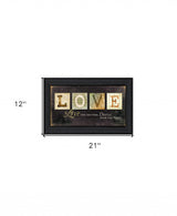 Love One Another 2 Black Framed Print Wall Art - Homeroots - Flyclothing LLC