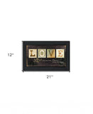 Love One Another 2 Black Framed Print Wall Art - Homeroots - Flyclothing LLC