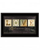 Love One Another 3 Black Framed Print Wall Art - Homeroots