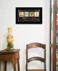 Love One Another 3 Black Framed Print Wall Art - Homeroots