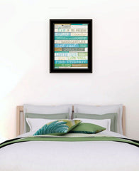 Live in the Present 3 Black Framed Print Wall Art - Homeroots