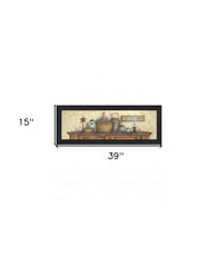Live Life Simple 2 Black Framed Print Wall Art - Homeroots