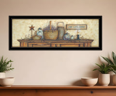 Live Life Simple 3 Black Framed Print Wall Art - Homeroots