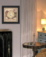 Live Today 4 Black Framed Print Wall Art - Homeroots