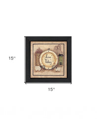 Live Today 4 Black Framed Print Wall Art - Homeroots