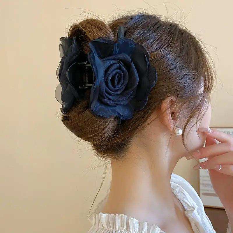 Flower Acrylic Hair Claw Clip - Trendsi - Flyclothing LLC