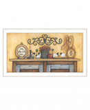 Come Gather at Our Table 3 White Framed Print Wall Art - Homeroots