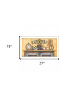 Come Gather at Our Table 3 White Framed Print Wall Art - Homeroots - Flyclothing LLC
