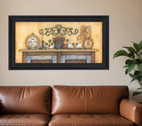 Come Gather at Our Table 4 Black Framed Print Wall Art - Homeroots