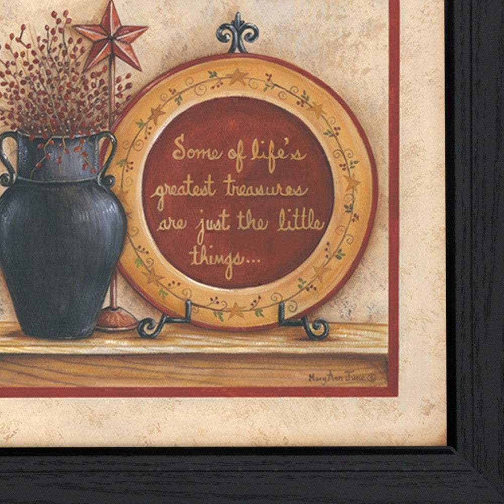 Greatest Treasures 4 Black Framed Print Wall Art - Homeroots - Flyclothing LLC