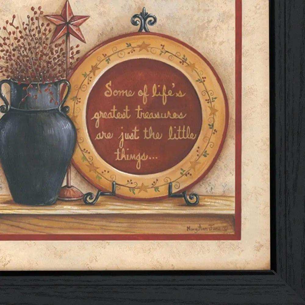 Greatest Treasures 4 Black Framed Print Wall Art - Homeroots - Flyclothing LLC