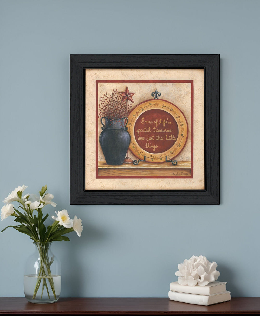 Greatest Treasures 4 Black Framed Print Wall Art - Homeroots