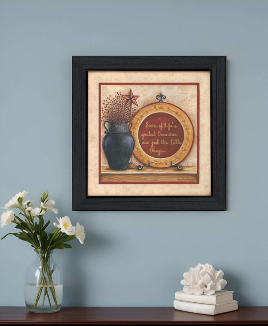 Greatest Treasures 4 Black Framed Print Wall Art - Homeroots - Flyclothing LLC