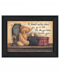 The Simple Truth 1 Black Framed Print Wall Art - Homeroots