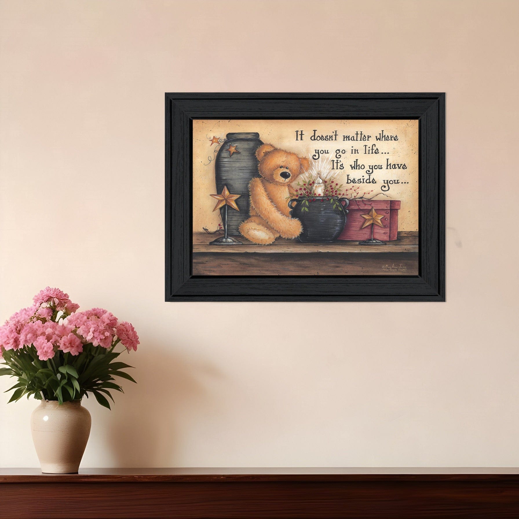 The Simple Truth 1 Black Framed Print Wall Art - Homeroots