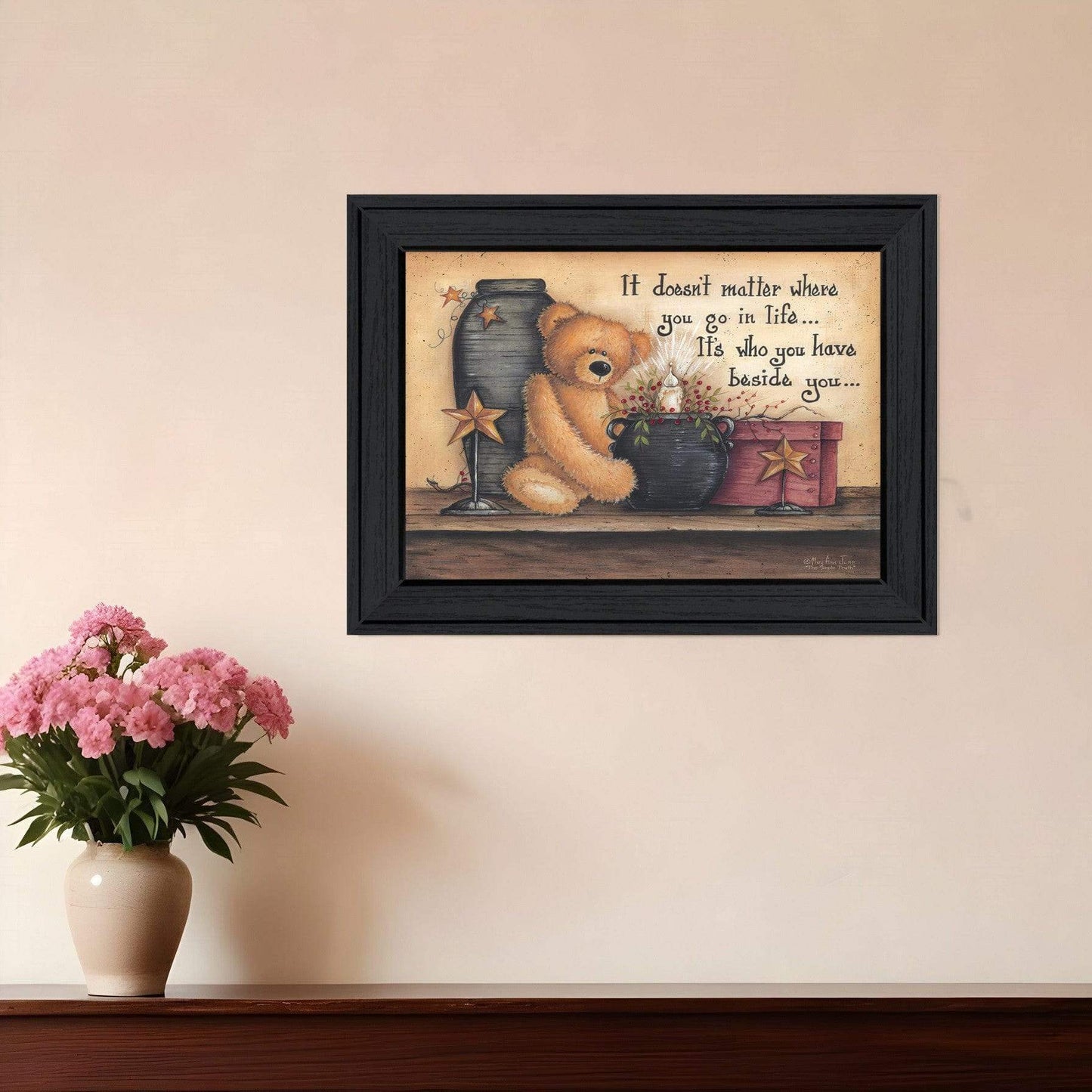 The Simple Truth 1 Black Framed Print Wall Art - Homeroots - Flyclothing LLC