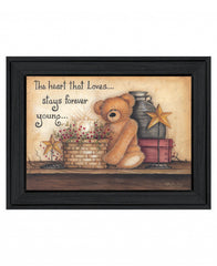 Forever Young 1 Black Framed Print Wall Art - Homeroots