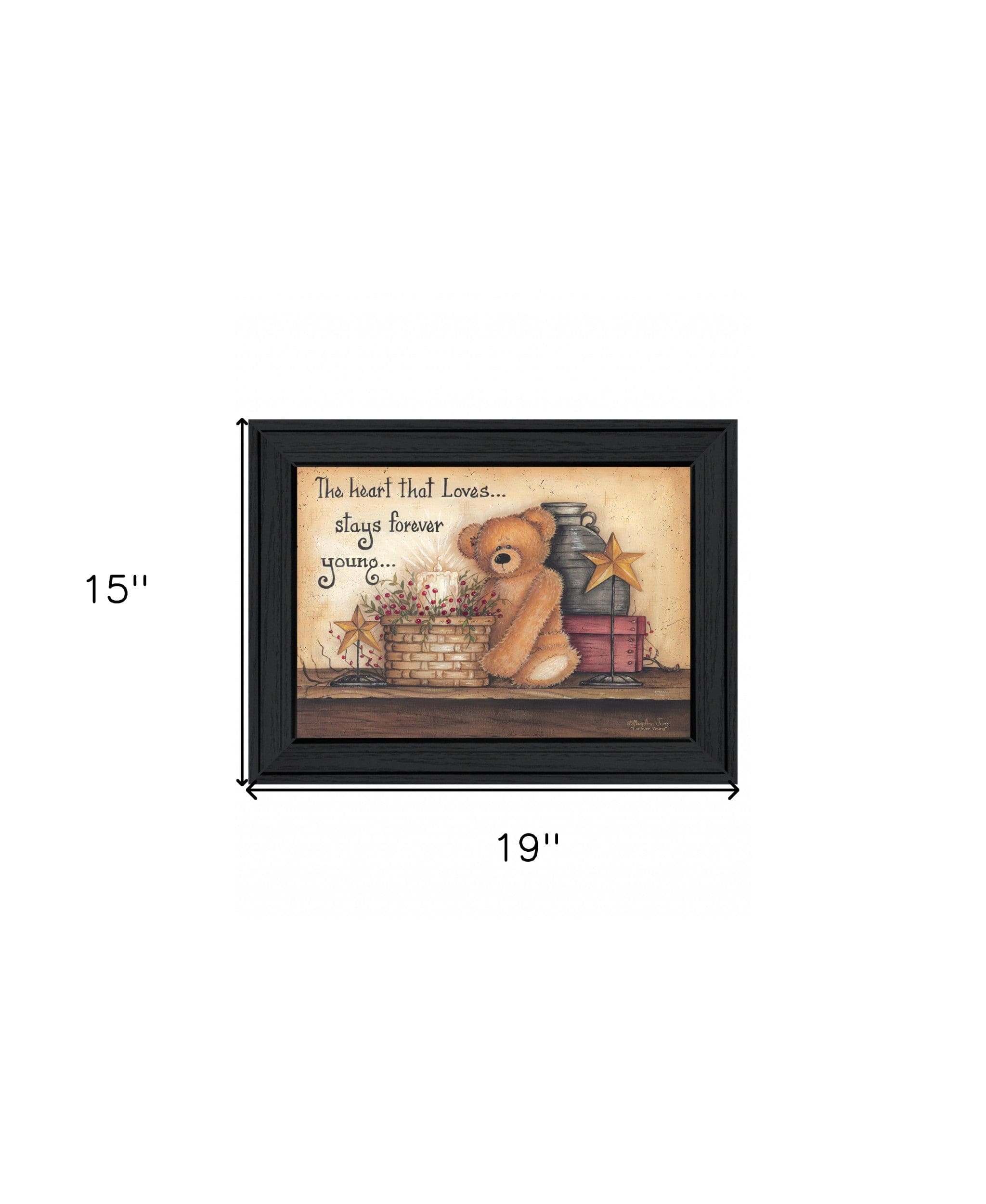 Forever Young 1 Black Framed Print Wall Art - Homeroots