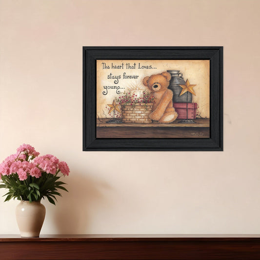 Forever Young 1 Black Framed Print Wall Art - Homeroots