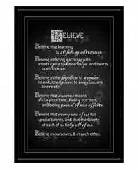 Believe 2 Black Framed Print Wall Art - Homeroots
